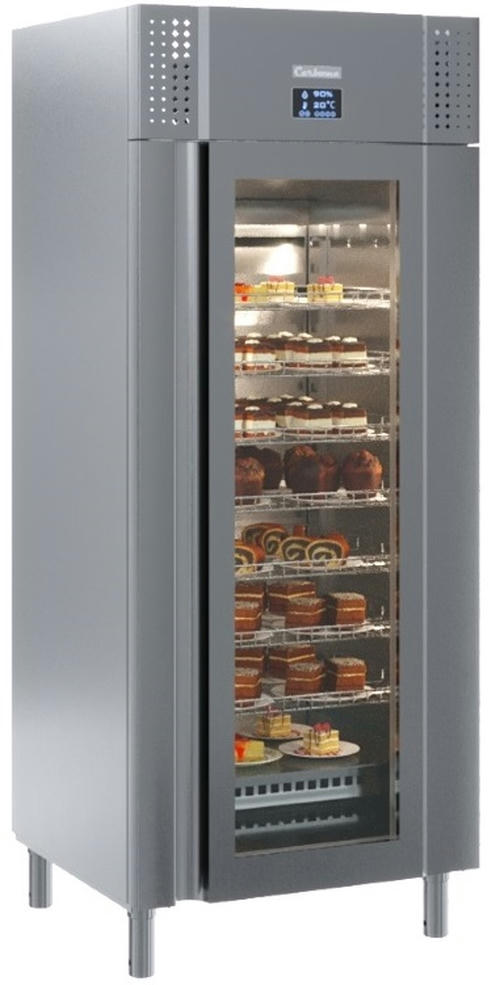 Шкаф холодильный PRO R с высоким уровнем контроля влажности M700GN-1-G-HHC 9005 (сыр, мясо)