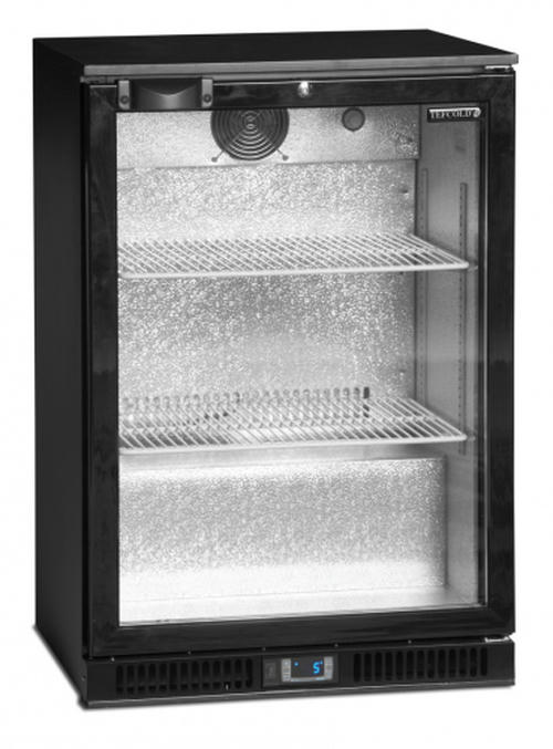 Шкаф холодильный со стеклом TEFCOLD DB126H барный черный