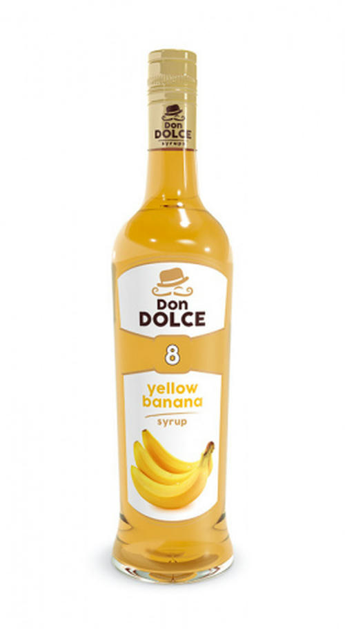 Сироп Дон Дольче Желтый банан 0,7 л [39772,008]