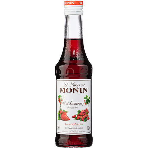 Сироп «Земляника» Monin стекло 250мл D=56,1,H=211мм