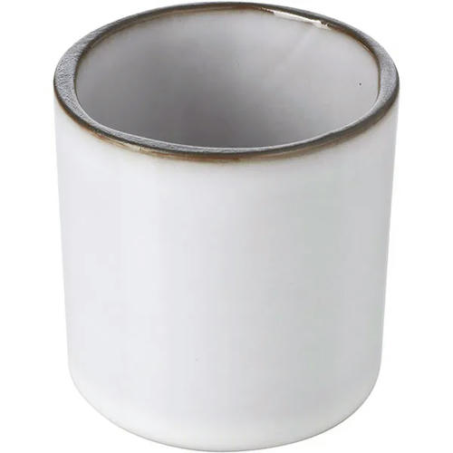 Стакан для горячих напитков «Карактэр» керамика 80мл D=58,H=58мм белый,коричнев
