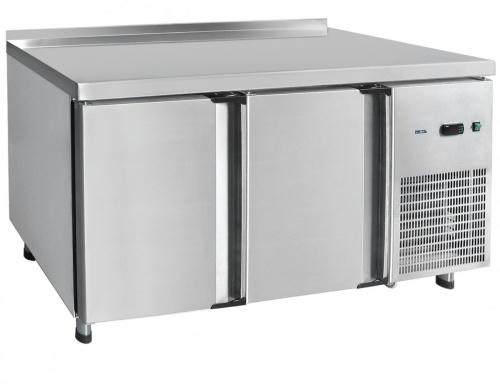 СТОЛ холодильный низкотемпературный СХН-60-01 неохлаждаемая столешница с бортом (2двери) 24010111100