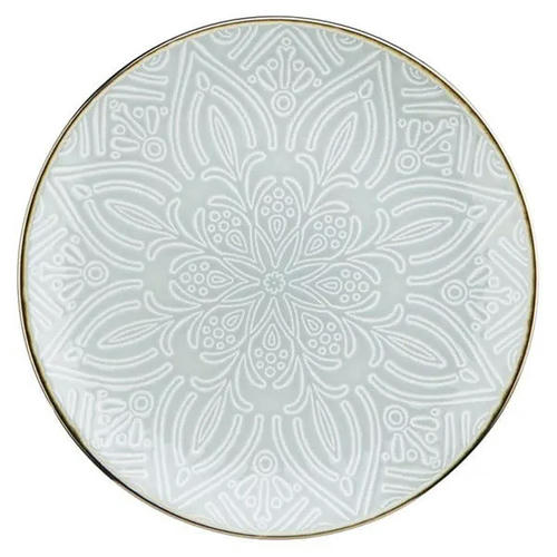 Тарелка «Мурано» десертная керамика D=20,H=2см св.зелен