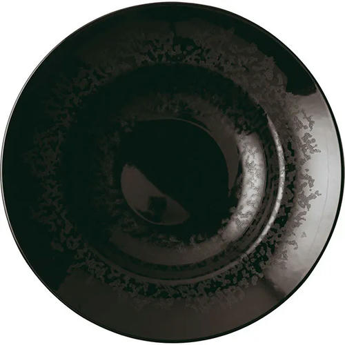 Тарелка для пасты «Эклипс» фарфор D=29,5см черный