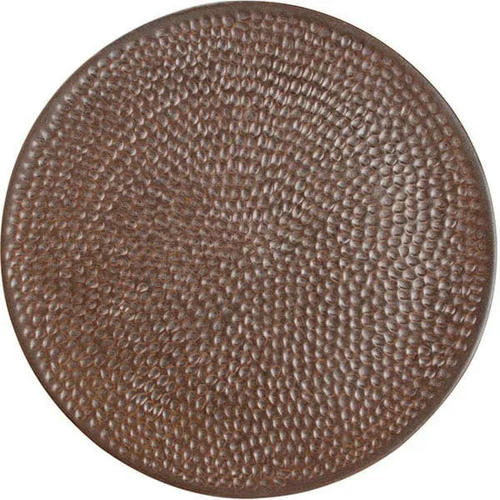 Тарелка фарфор D=27см коричнев