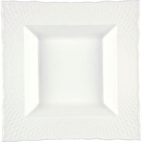 Тарелка глубокая квадратная «Онирос» фарфор ,L=25,5,B=25,5см белый