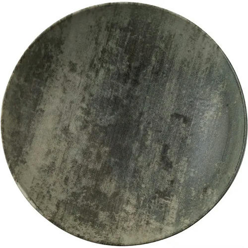 Тарелка глубокая «Эншент Волл» фарфор D=22см серый