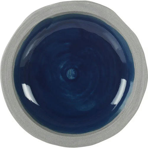 Тарелка глубокая «Нау» керамика 350мл D=210,H=38мм синий