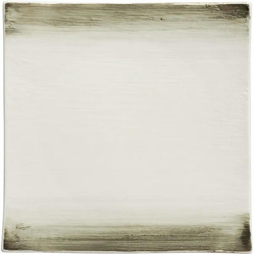 Тарелка квадратная «Айсио» фарфор ,H=31,L=196,B=196мм белый,серый