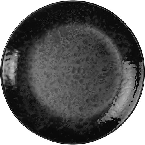 Тарелка мелкая «Нанокрем Блэк» фарфор D=230,H=25мм черный