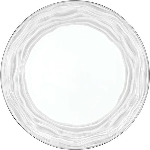 Тарелка мелкая «Оази» стекло D=21см прозр