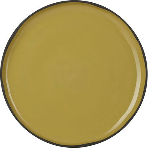 Тарелка с высоким бортом «Карактэр» керамика D=21,H=2см желт