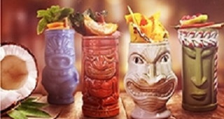 СТАКАНЫ ДЛЯ КОКТЕЛЕЙ TIKI-TIME- АТРИБУТ ПРОГРЕССИВНОГО БАРА!